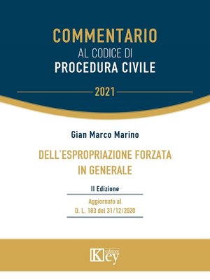 cover image of Dell'espropriazione forzata in generale